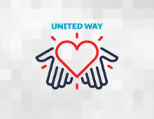 Decorative: United Way with heart and hands Decorative: United Way with heart and hands